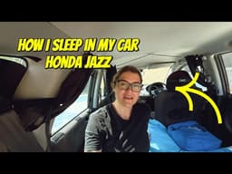 How I Sleep in My Honda Jazz in 2026. The FULL Car Camping Setup Revealed!