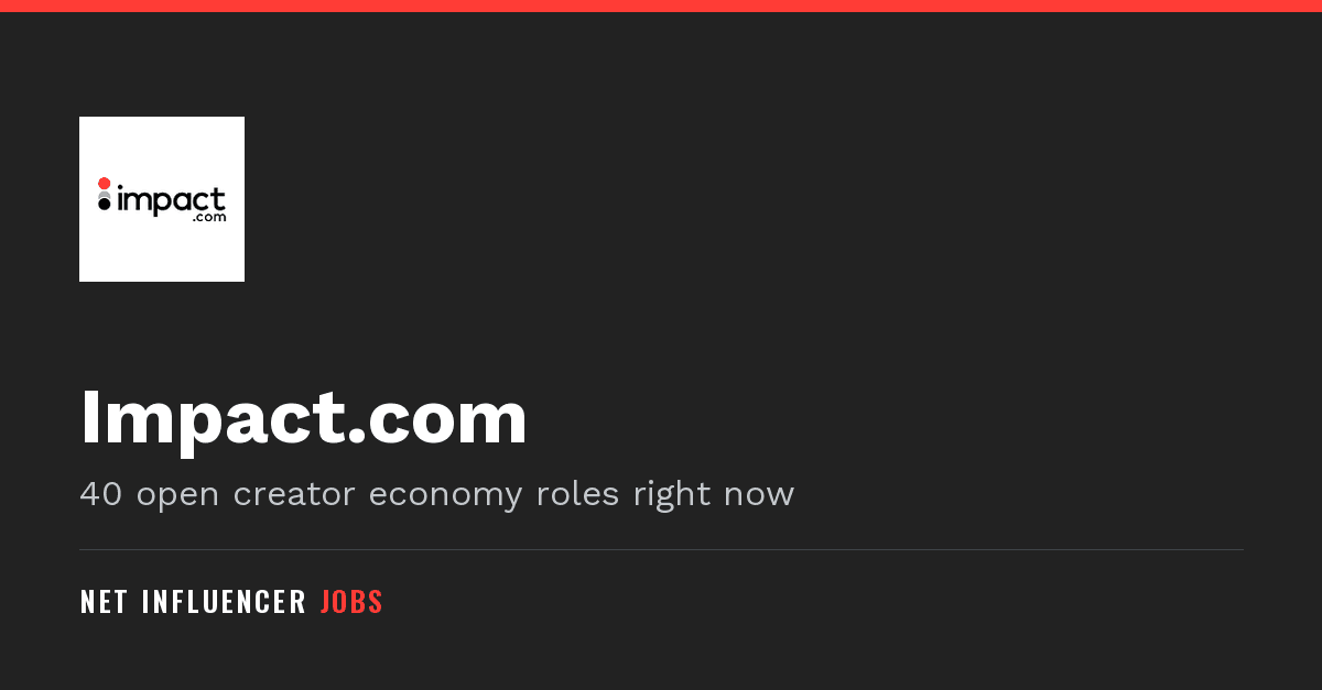 Creator Productivity Manager at Impact.com