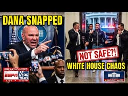 Dana White SNAPS — My Fighters Are NOT Safe at The White House!