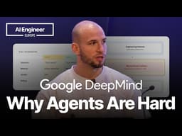 Why (Senior) Engineers Struggle to Build AI Agents — Philipp Schmid, Google DeepMind