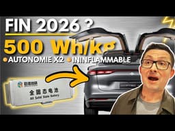 La batterie solide arrive(rait) en 2026 dans ce véhicule électrique chinois