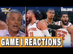 Knicks-Spurs NBA FINALS Game 1 REACTION: Brunson CLUTCH, Wemby WOBBLY | Colin Cowherd: THE HERD