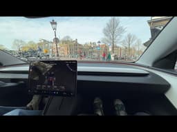 FSD supervised Amsterdam test ride April 3rd 2026