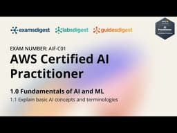 AWS Certified AI Practitioner (AIF-C01) Certification Exam Full Course Vol. 1.1