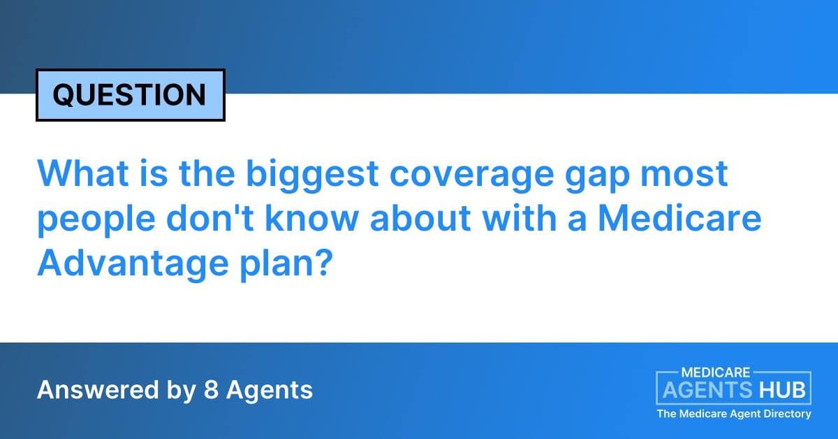 What is the biggest coverage gap most people don't know about with a ...