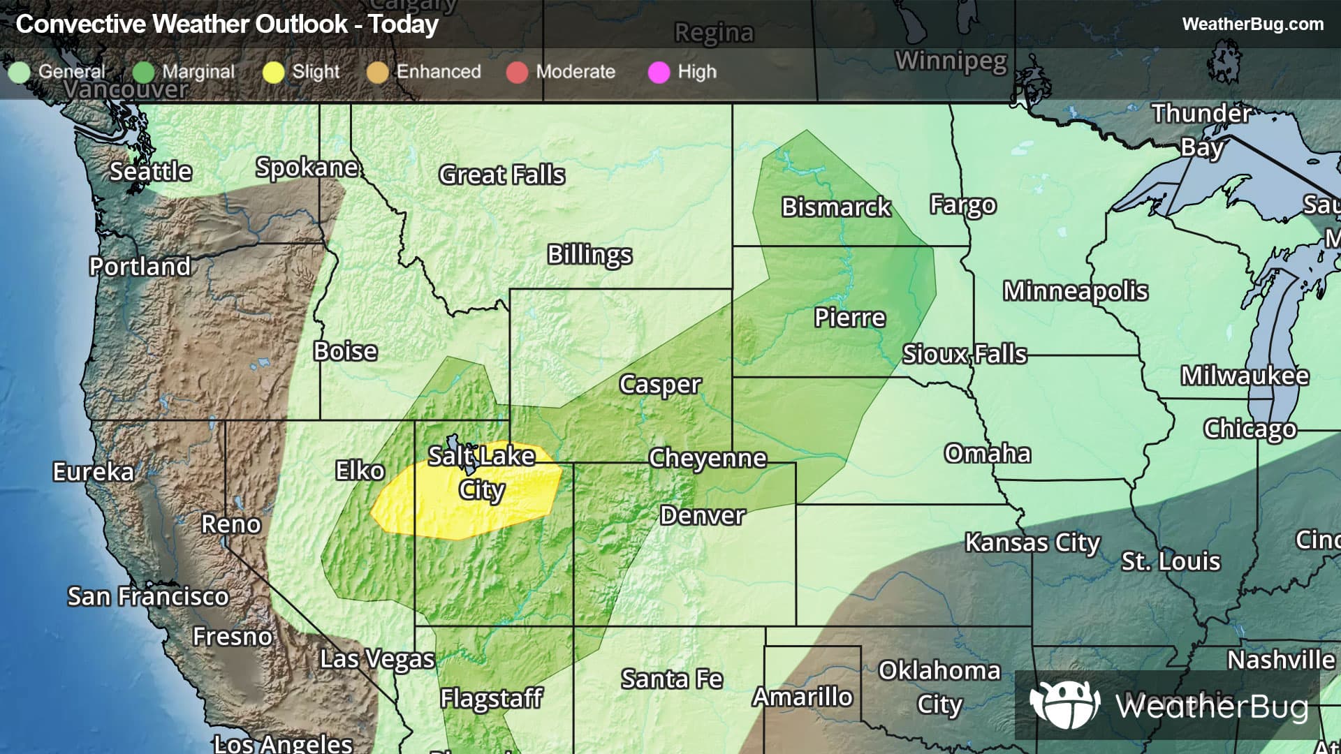 Severe Weather Targets Rockies, Northern Plains