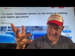 I am done. Rideshare drivers on brink of quitting over higher gas prices. Uber and Lyft 