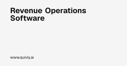 Revenue Operations Software: The AI Shift from Sales Silos to Post ...