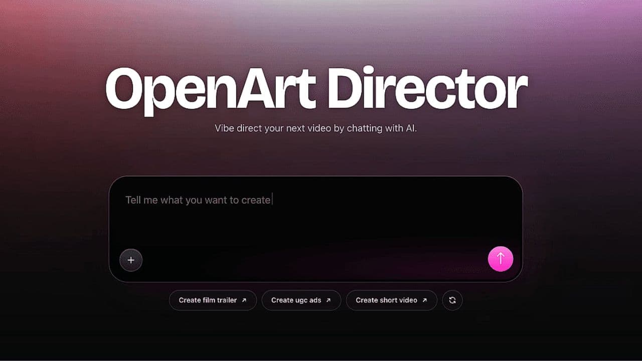 OpenArt Director Lets You Create AI Videos by Chatting With It