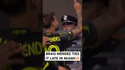 SHOT OR CROSS!? 🤔 Méndez equalizes in Miami