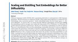 Scaling and Distilling Text Embeddings for Better Diffusibility