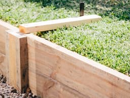 How To Build A Timber Retaining Wall