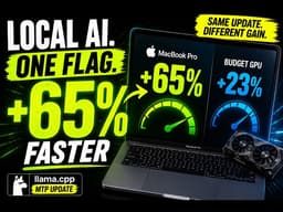 One llama.cpp Update Made Local AI 65% Faster