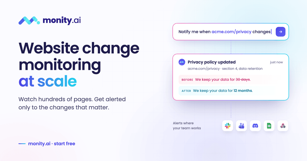 Brand Monitoring Software (AI URL Watcher)