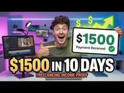 $1500 in 10 Days as a Student | My Real Freelancing Income Proof