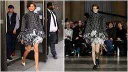 Zendaya ditches wedding aesthetic stepping out in a monochrome Erdem look for The Drama press event in NYC | Fashion Trends