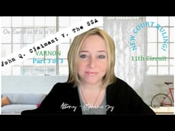 NEW SSD Case Law Explained: Varnon v. SSA — Win at the Hearing, Not the Appeal | #3 • 3/31/26