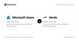 Azure vs Verda: Pricing & Pros (2026)