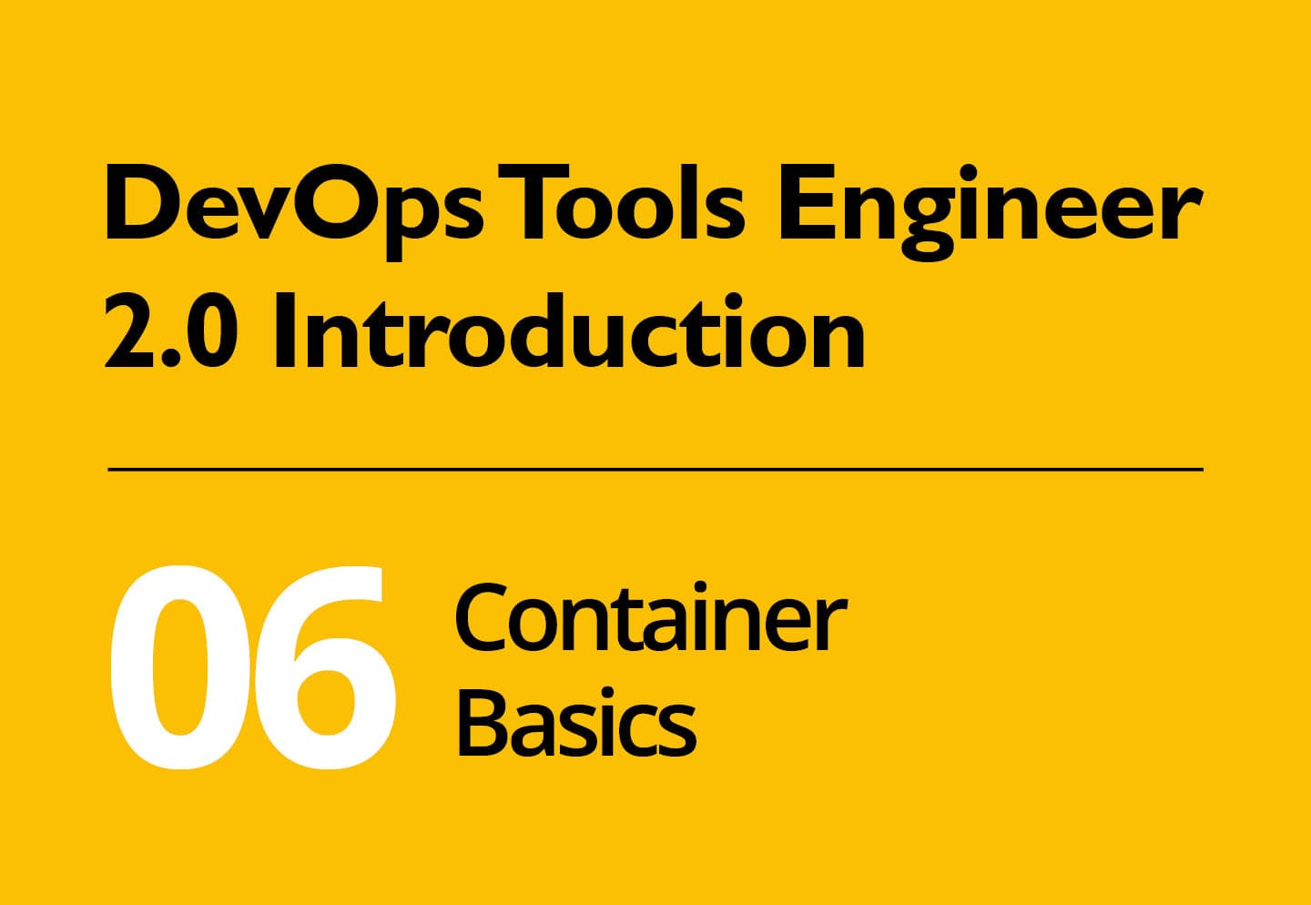 DevOps Tools Introduction #06: Container Basics - Linux Professional Institute (LPI)