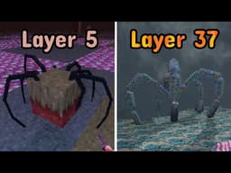 Trying to get to THE BOTTOM OF THE WORLD in Lucid Blocks