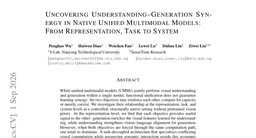 Uncovering Understanding-Generation Synergy in Native Unified Multimodal Models: From Representation, Task to System