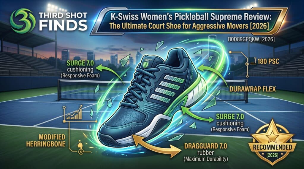 K-Swiss Women's Pickleball Supreme Review - Third Shot Finds