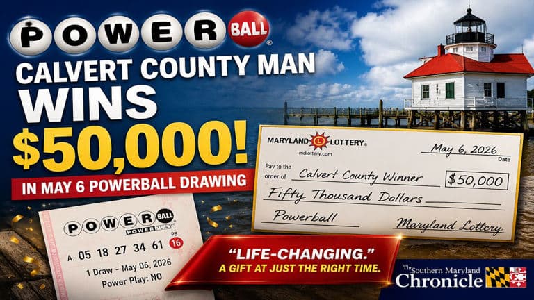 Calvert County winner says $50000 Powerball prize is life-changing