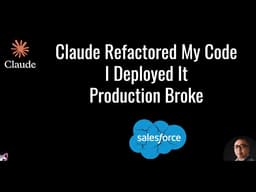 Claude Refactored My Code. I Deployed It. Production Broke.