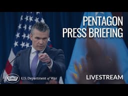 Secretary Hegseth and Chairman Caine hold a press briefing on Operation Epic Fury - 03/31/2026