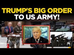 Trump LIVE: ‘Be Prepared’ | Trump Issues Major Order To The US Military | Trump signs Order LIVE