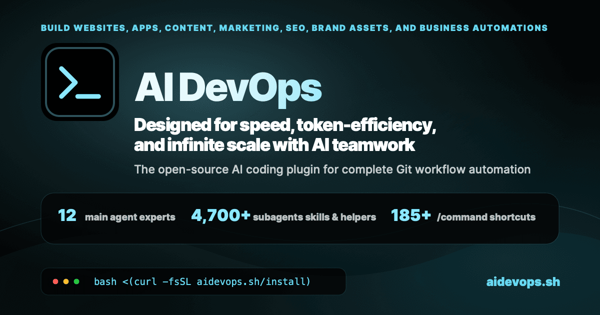 AI DevOps Assistant & OpenCode Plugin | AIDevOps Framework