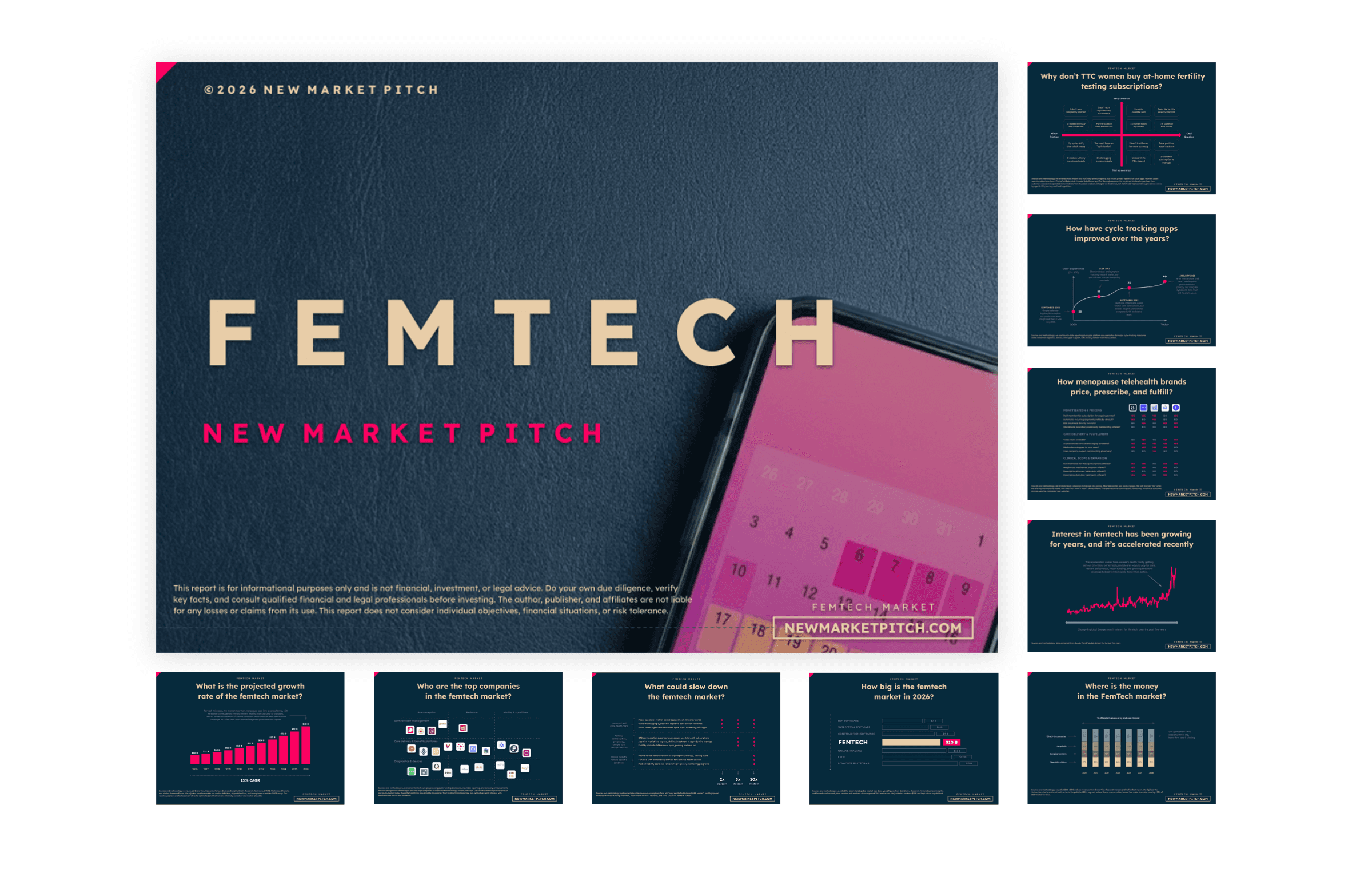 Femtech Startup Funding 2025-2026 - New Market Pitch
