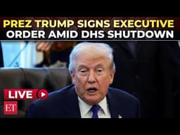 TRUMP LIVE | POTUS signs executive order amid DHS shutdown, Iran war