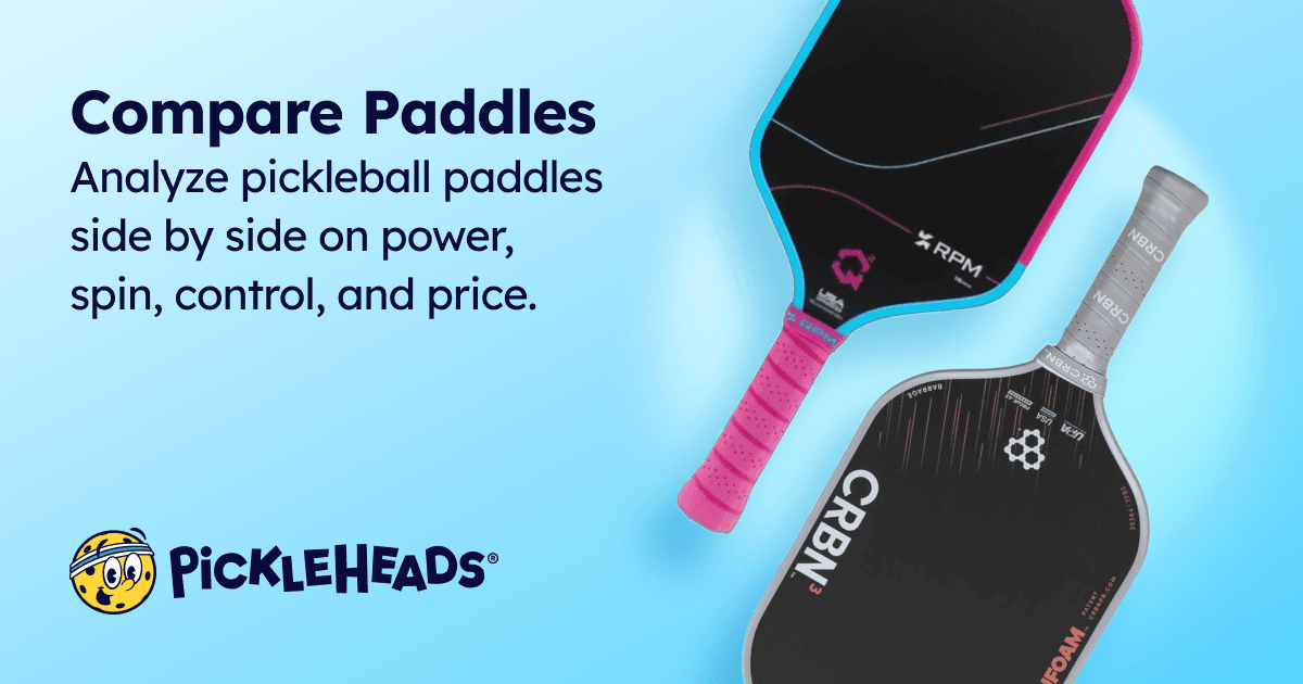 Pickleball Paddle Comparison Tool: Side by Side