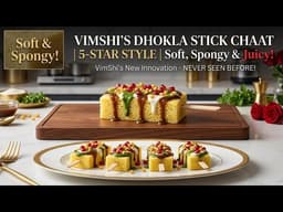 Dhokla Stick Chaat 🤯 VimShi's New Innovation Just Dropped | Soft, Spongy & Juicy (Highly Recommen...