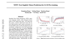 NITP: Next Implicit Token Prediction for LLM Pre-training