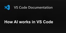 How AI works in VS Code