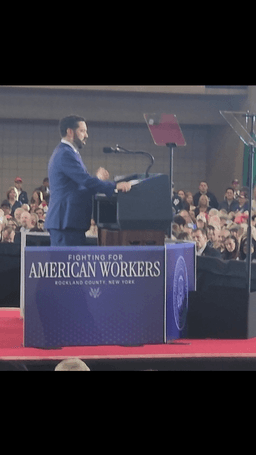 'Mr. SALT' Mike Lawler threads the needle at Trump rally