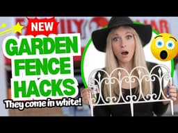 Seriously! You Won’t Believe What You Can Make with Dollar Tree Garden Fences
