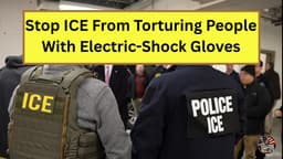 💥Stop ICE From Torturing People With Electric-Shock Gloves