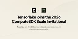@diptanu reposted: 2nd invitation accepted: @tensorlake 🟢 

100,000 concurrent sandboxes.

No aster...