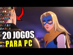 20 MELHORES JOGOS PARA PC MÉDIO de 2025/2026!