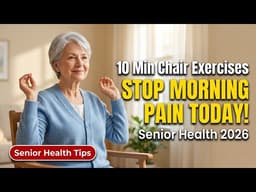 10 Min Chair Exercises: Stop Morning Pain Today | 2026