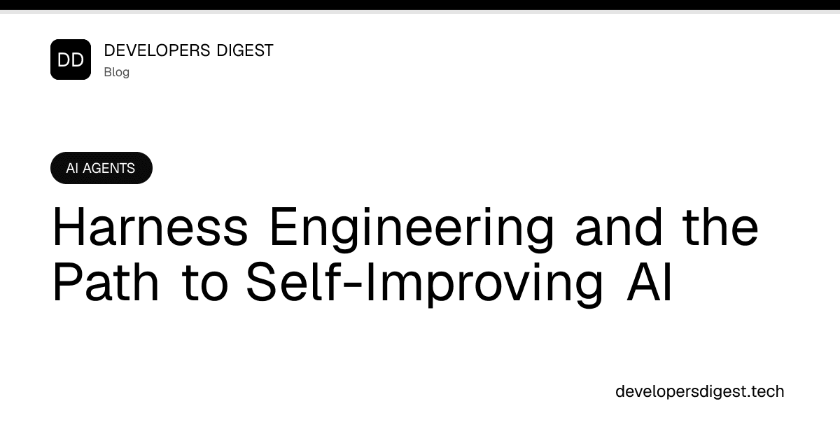 Harness Engineering and the Path to Self-Improving AI
