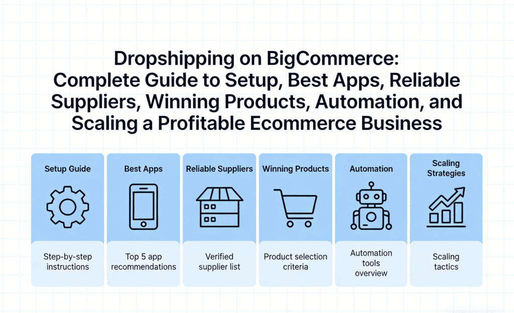 Dropshipping on BigCommerce: Complete Guide to Setup, Best Apps, Reliable Suppliers, Winning Products, Automation, and Scaling a Profitable Ecommerce Business - Scaleorder Web