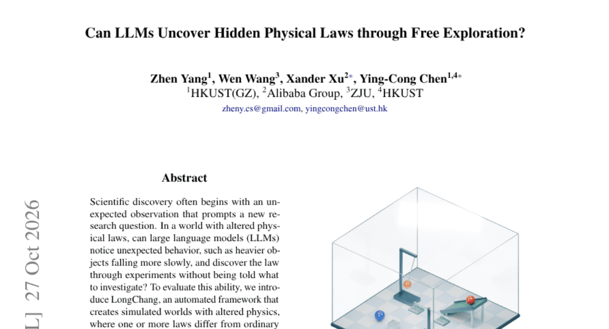 Can LLMs Uncover Hidden Physical Laws through Free Exploration?