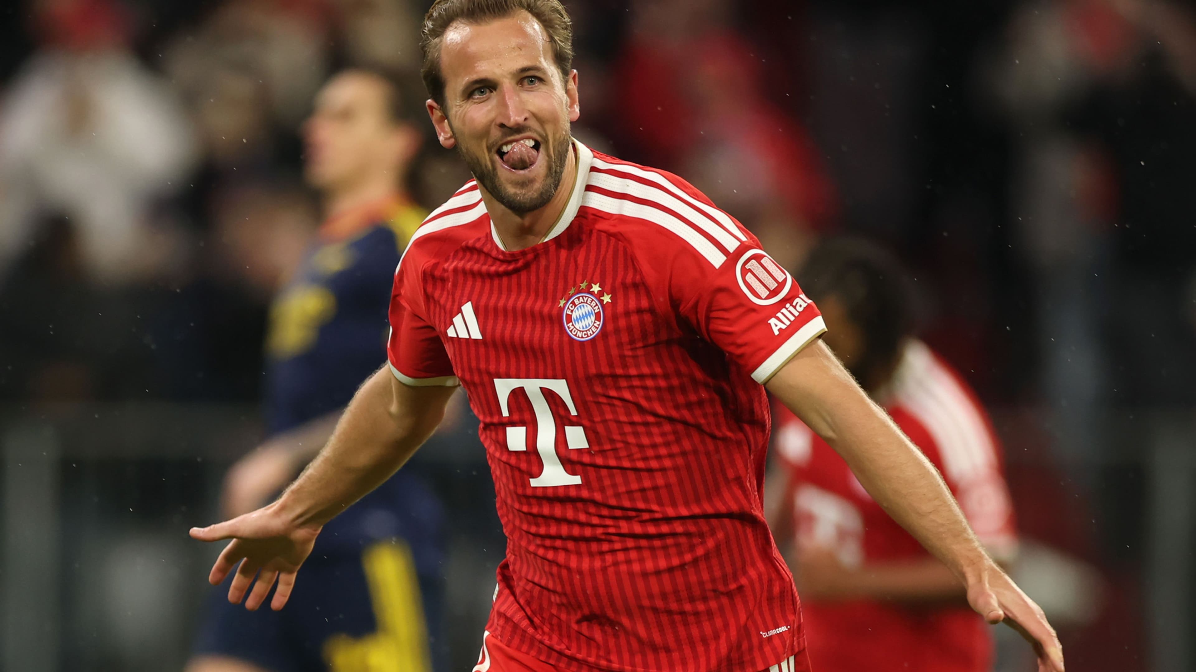 With a goal kick: Kane the star of a historic event in Europe