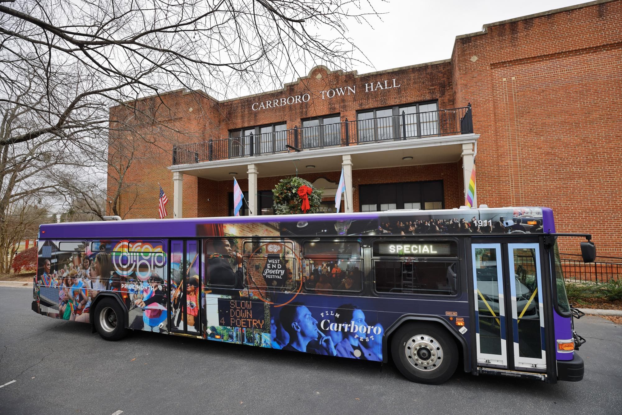 Carrboro's people-centered bus wrap wins national ...