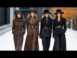 Chanel Women Fall Winter 2026/27 | Black & Cognac Timeless Parisian Style