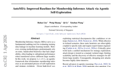 AutoMIA: Improved Baselines for Membership Inference Attack via Agentic Self-Exploration